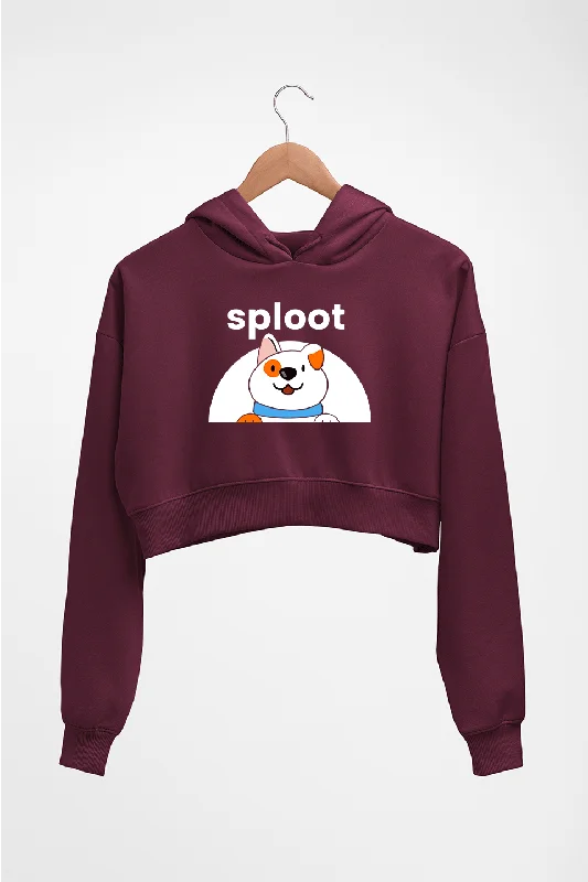 Sploot Crop HOODIE FOR WOMEN