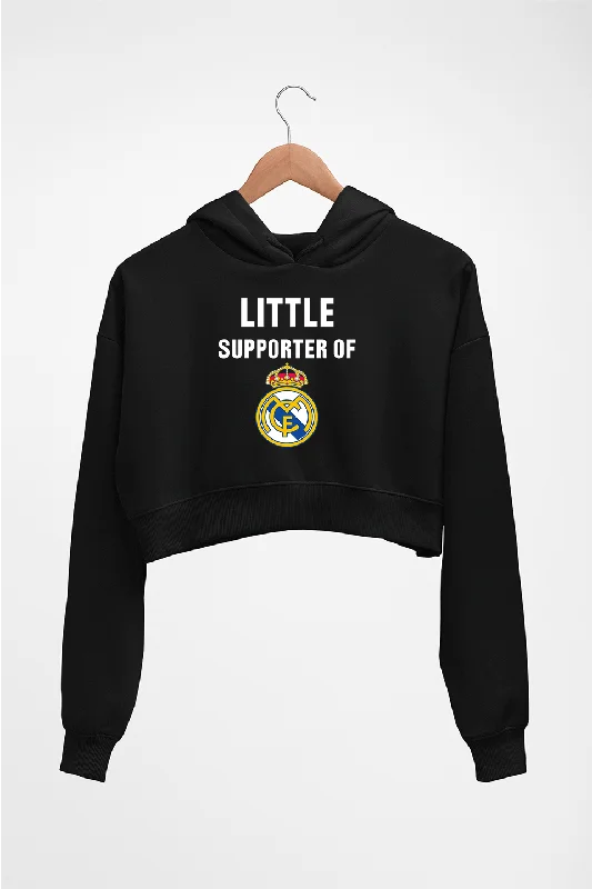 Little Supporter Real Madrid Crop HOODIE FOR WOMEN