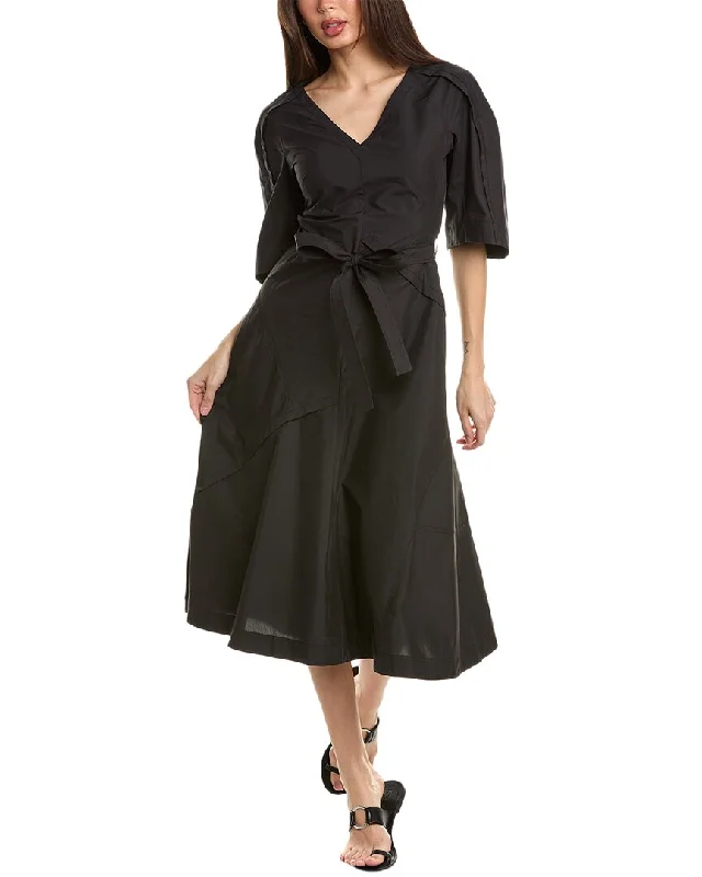 3.1 Phillip Lim Balloon Sleeve Midi Dress