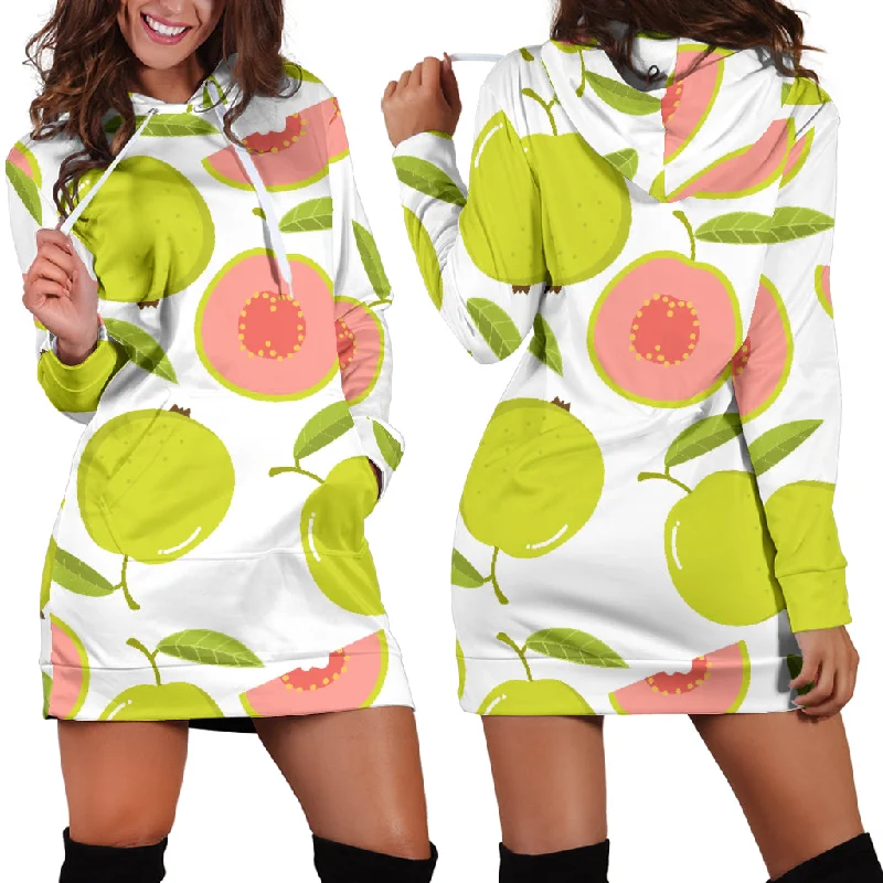 Guava Pattern Women'S Hoodie Dress