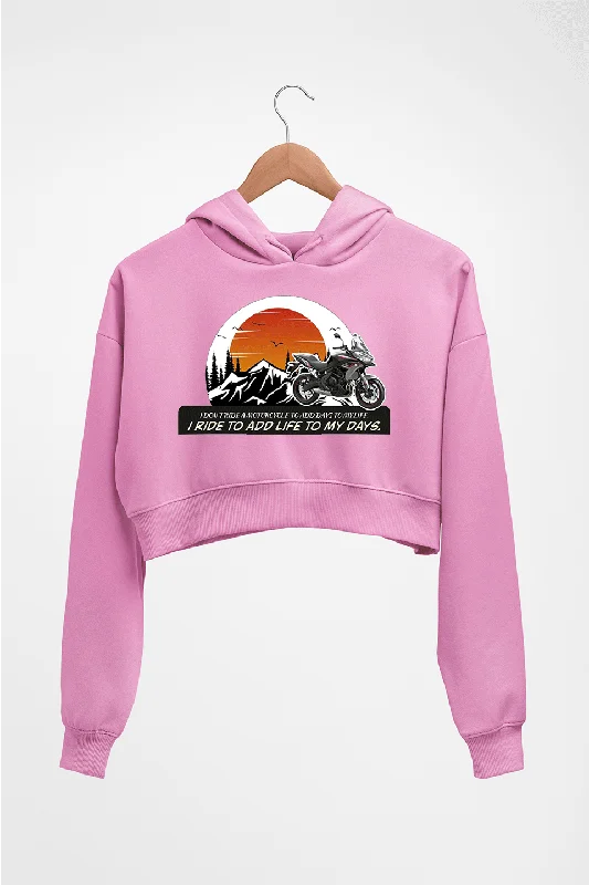 Ride Crop HOODIE FOR WOMEN