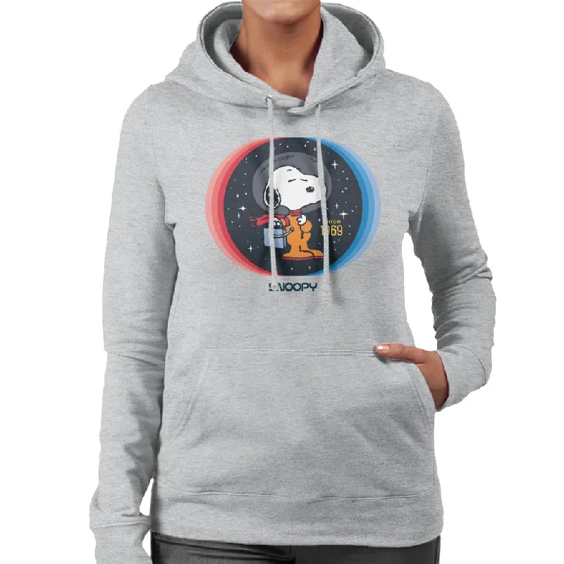 Peanuts Snoopy Space Explorer Since 1969 Women's Hooded Sweatshirt