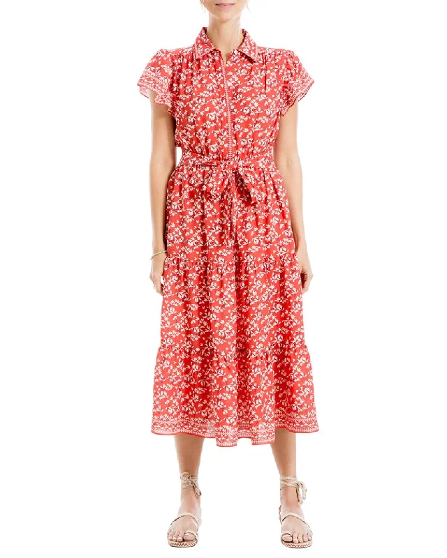 Max Studio Collared Midi Dress