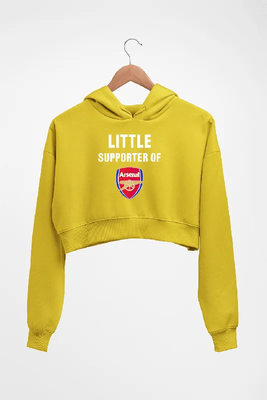 Little Supporter Arsenal Crop HOODIE FOR WOMEN