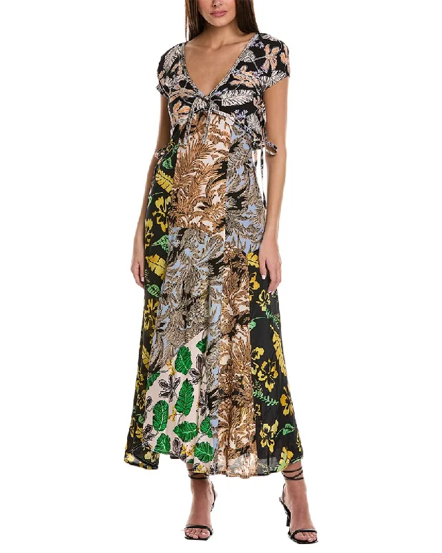 3.1 Phillip Lim Patchwork Silk Dress