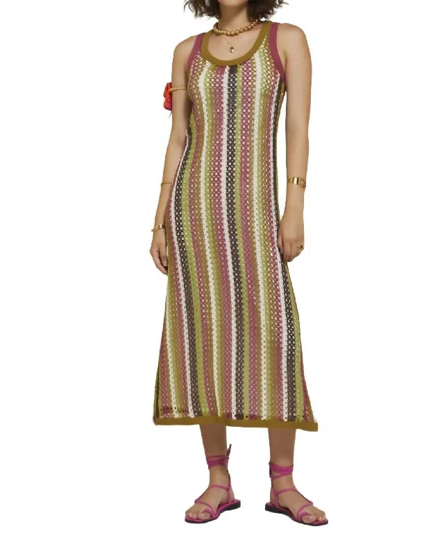 Crochet Dress In Multi