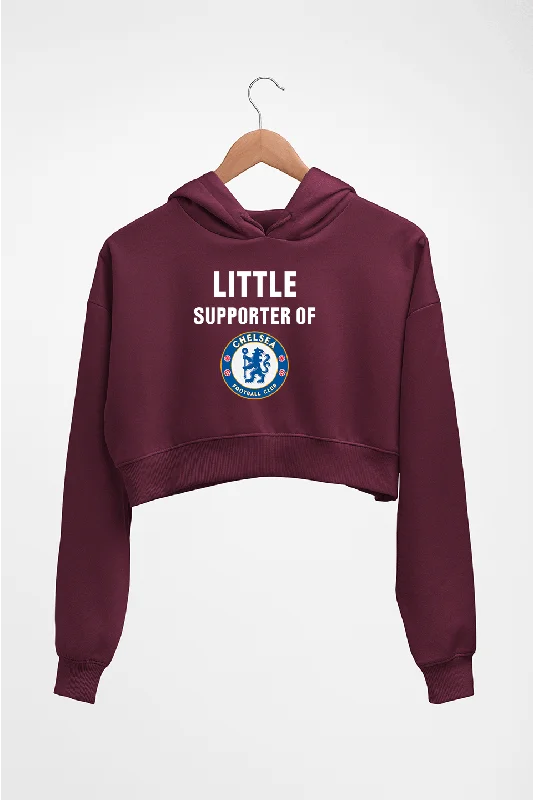 Little Supporter Chelsea Crop HOODIE FOR WOMEN