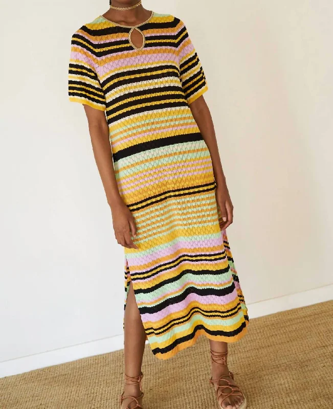 Striped Dress In Multi