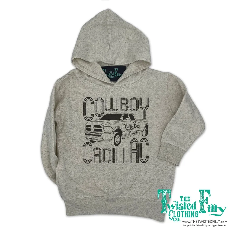 Cowboy Cadillac - Adult Hoodie - Oatmeal