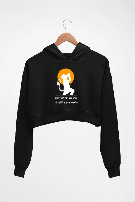 hanuman Crop HOODIE FOR WOMEN