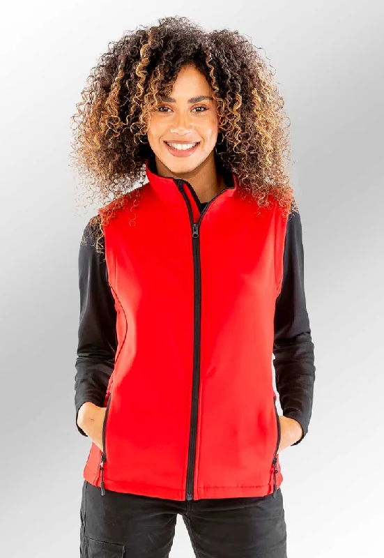 Ladies Printable Softshell Bodywarmer R232F