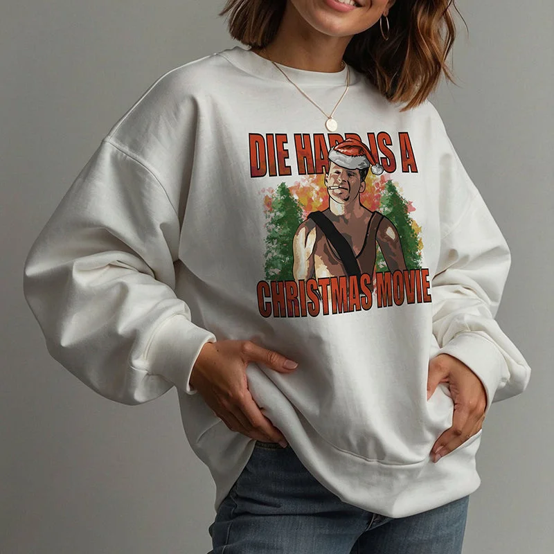 Die Hard Is A Christmas Movie Crewneck Sweatshirt