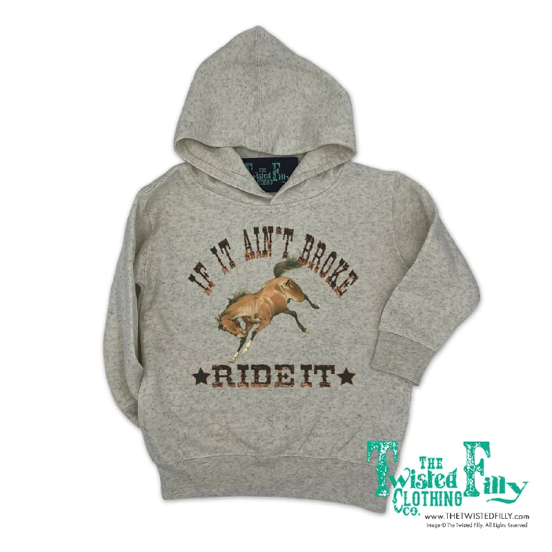 If It Aint Broke Ride It - Adult Hoodie - Oatmeal