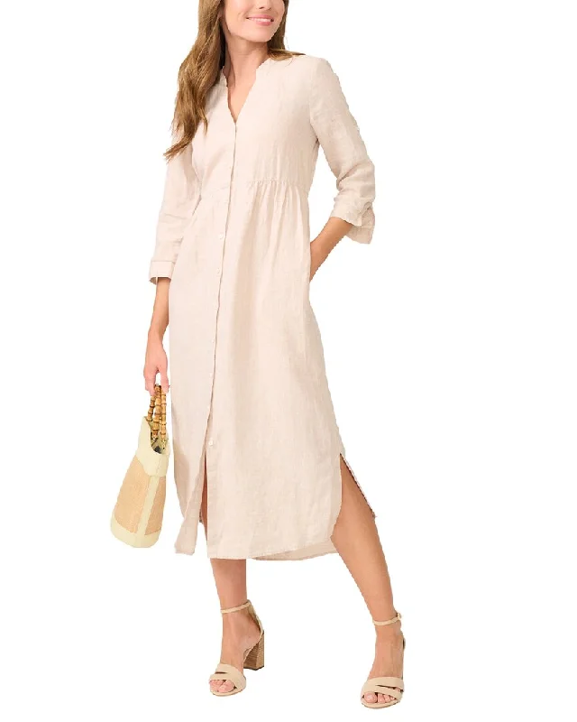 J.McLaughlin Solid Ceylon Linen Dress