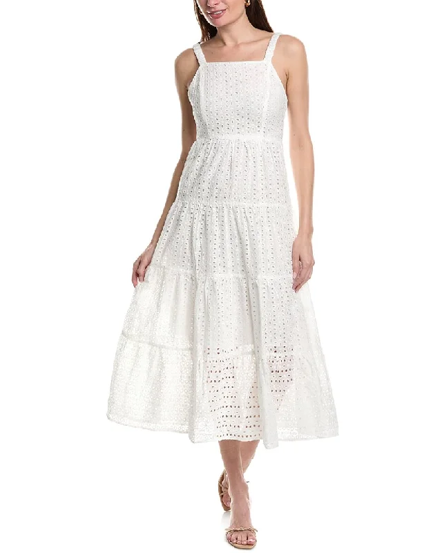 Maison Maar Eyelet Maxi Dress