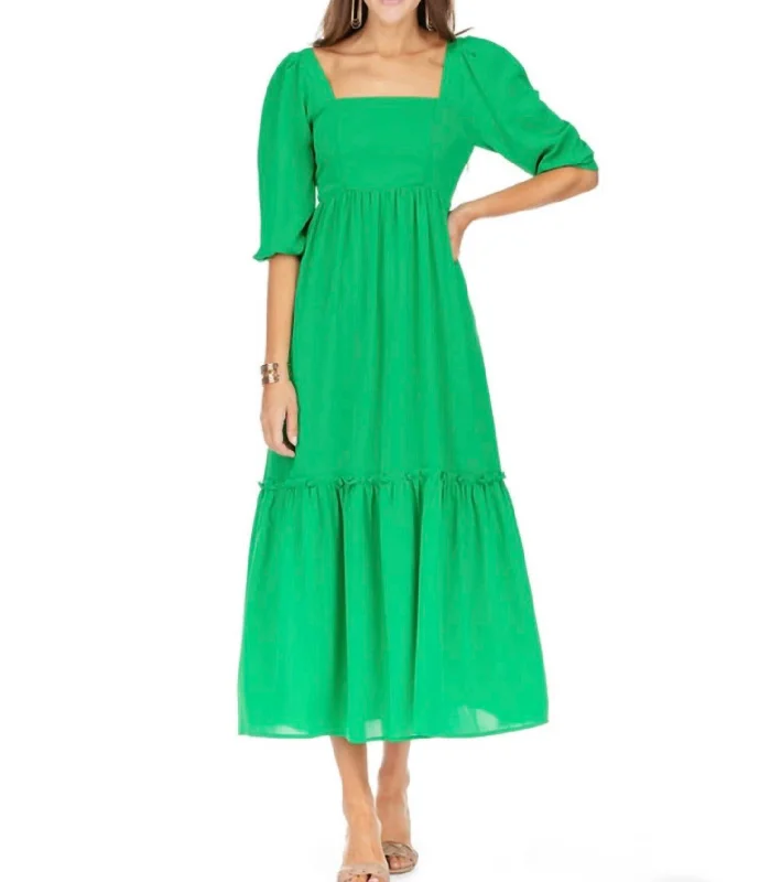 Kelly Green Maxi Dress